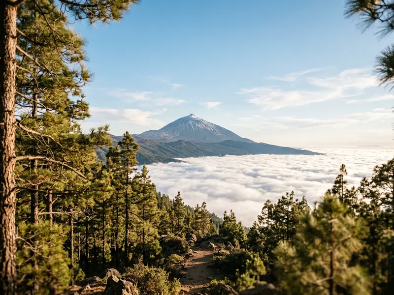 Teide nad mořem oblaků